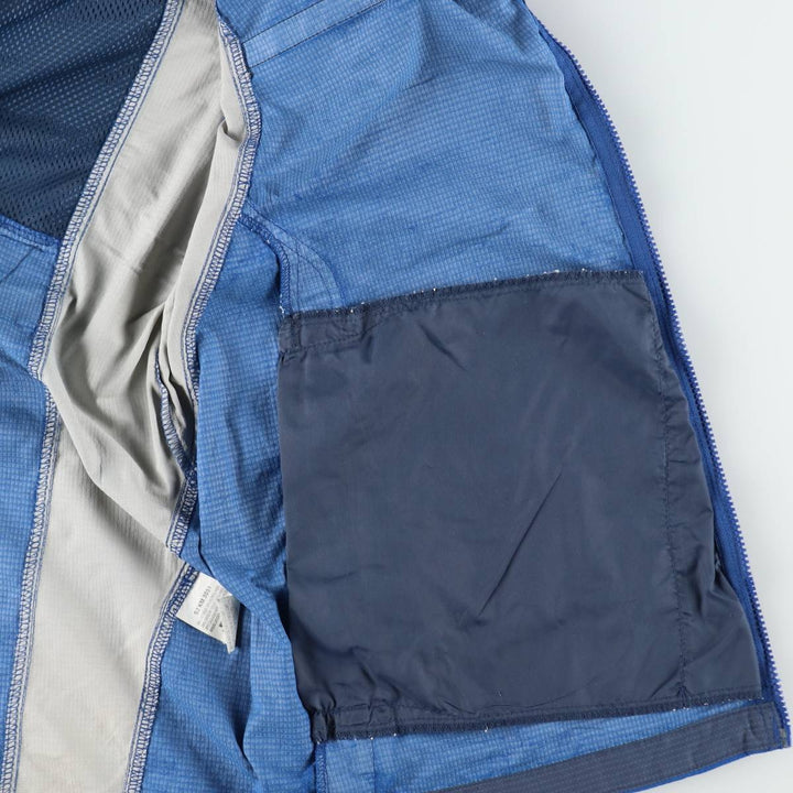 90s-00'S Columbia PACKABLE Nylon Parka, Men's Size L Nylon blue type Vintage Second Hand