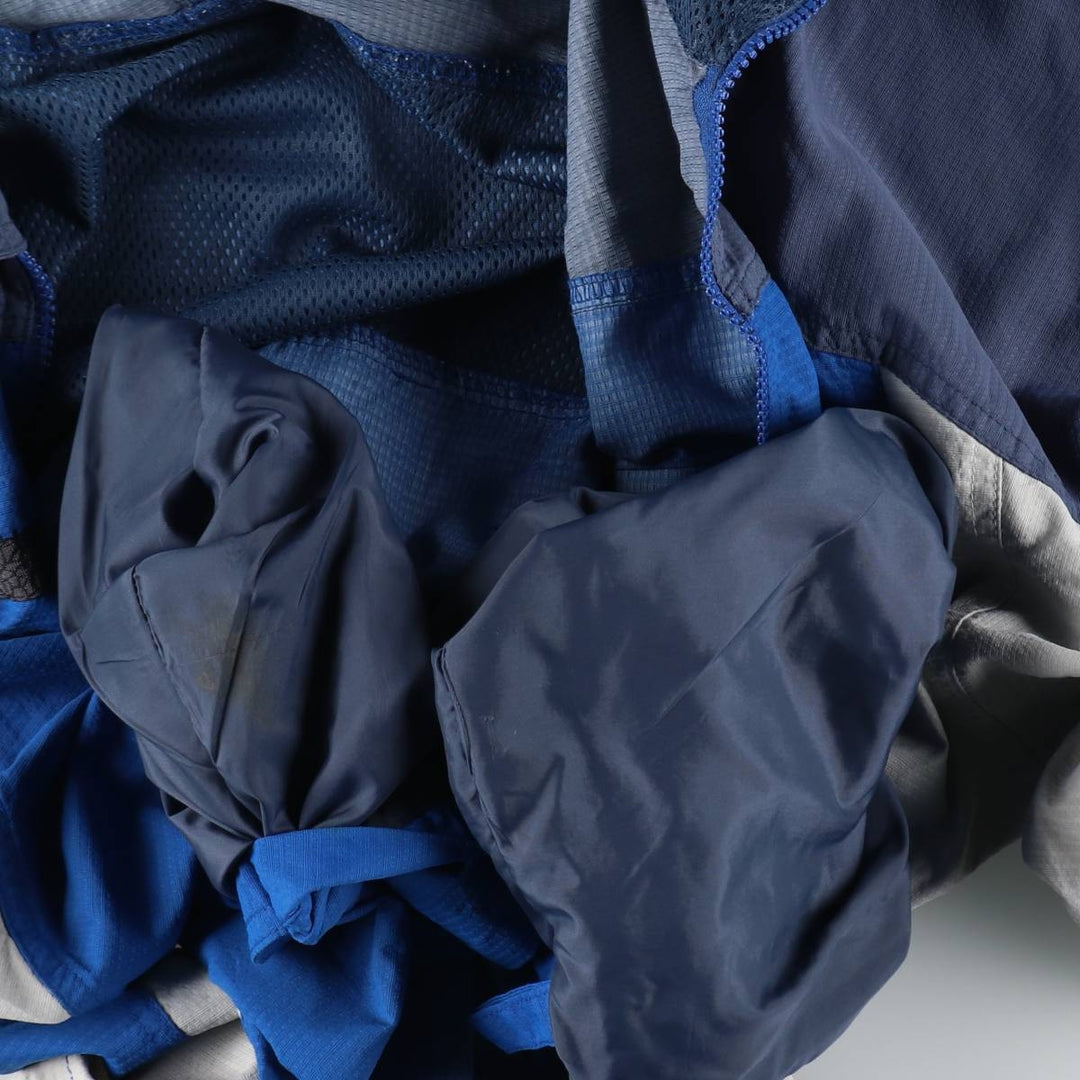 90s-00'S Columbia PACKABLE Nylon Parka, Men's Size L Nylon blue type Vintage Second Hand