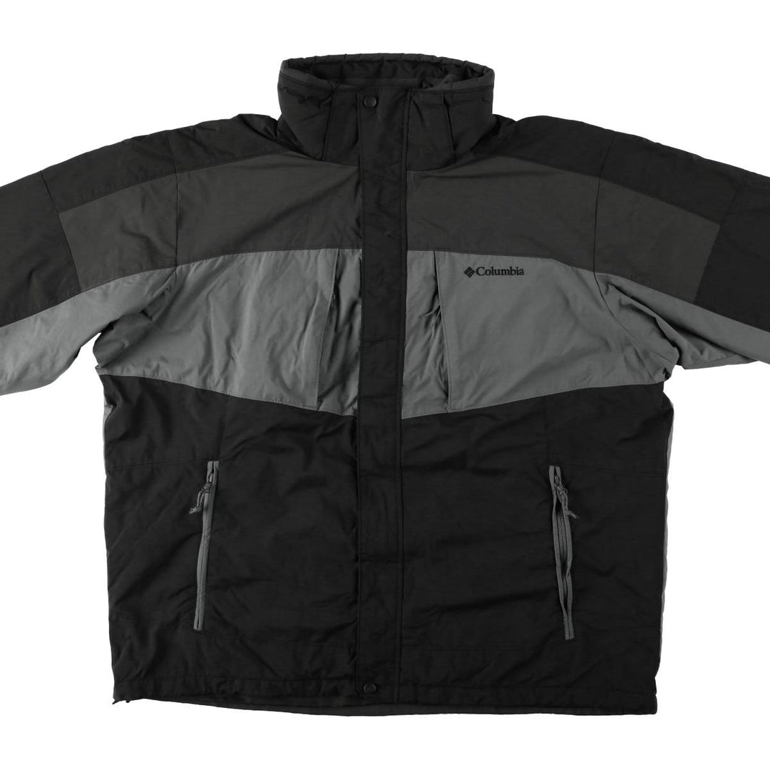2000'S Columbia INTERCHANGE Mountain Jacket Shell Jacket Men's XL equivalent Nylon Charcoal Vintage Second Hand