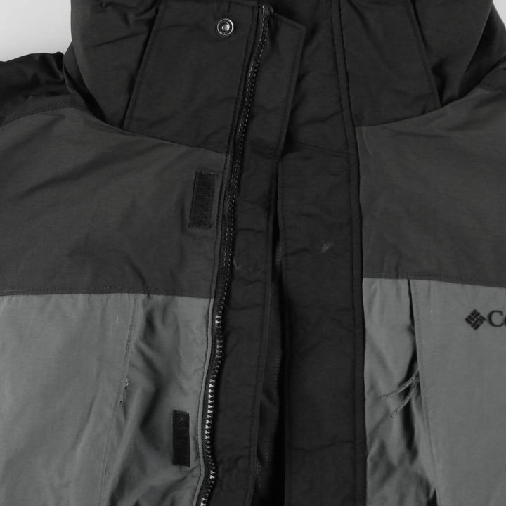 2000'S Columbia INTERCHANGE Mountain Jacket Shell Jacket Men's XL equivalent Nylon Charcoal Vintage Second Hand
