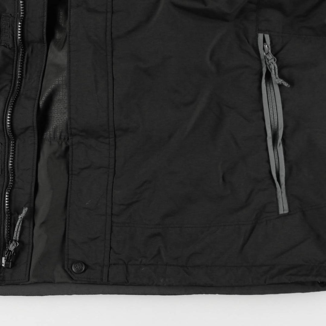 2000'S Columbia INTERCHANGE Mountain Jacket Shell Jacket Men's XL equivalent Nylon Charcoal Vintage Second Hand