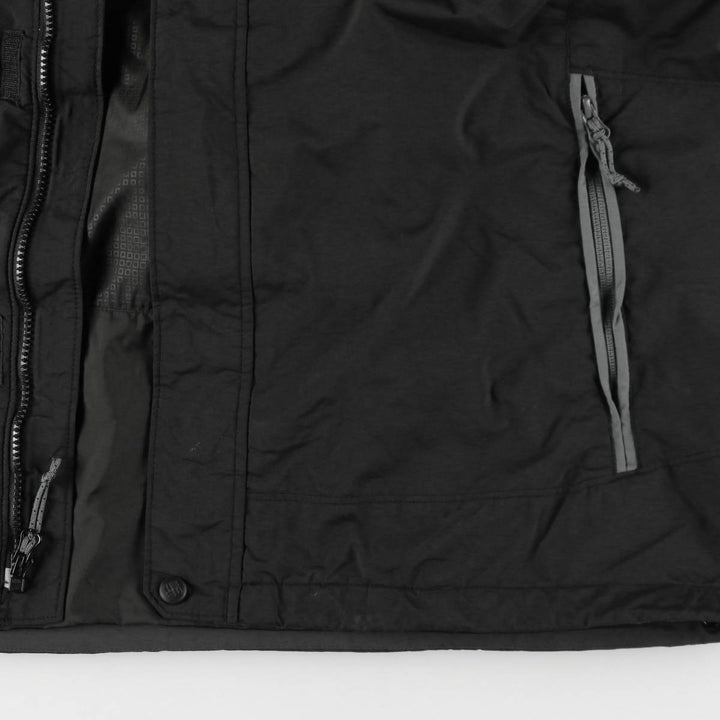 2000'S Columbia INTERCHANGE Mountain Jacket Shell Jacket Men's XL equivalent Nylon Charcoal Vintage Second Hand
