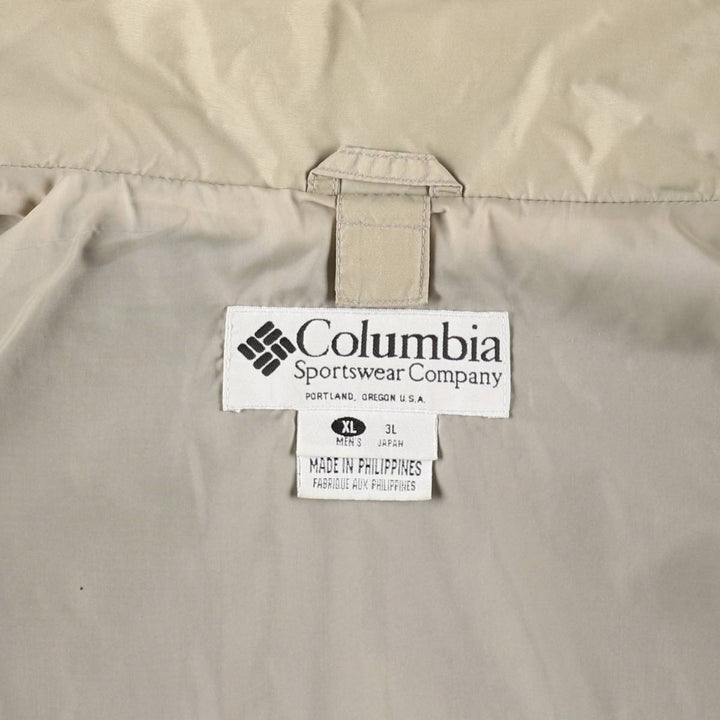 90s~00'S Columbia BUGABOO Mountain Jacket Shell Jacket Men's XL unclear Beige type Vintage Second Hand