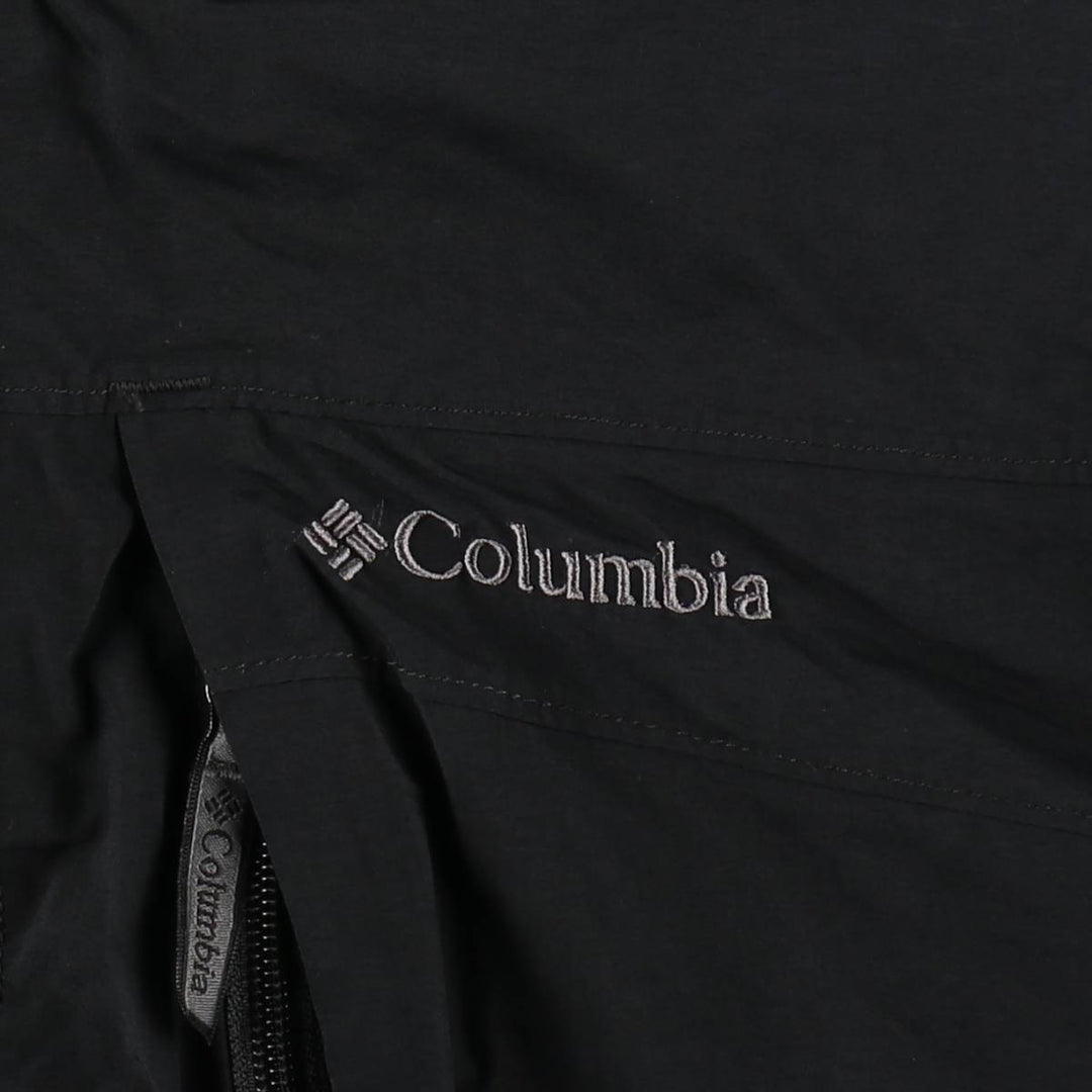 2000'S Columbia OMNI-TECH Mountain Parka Shell Jacket, Men's Size L (approx.) Nylon black type Vintage Second Hand