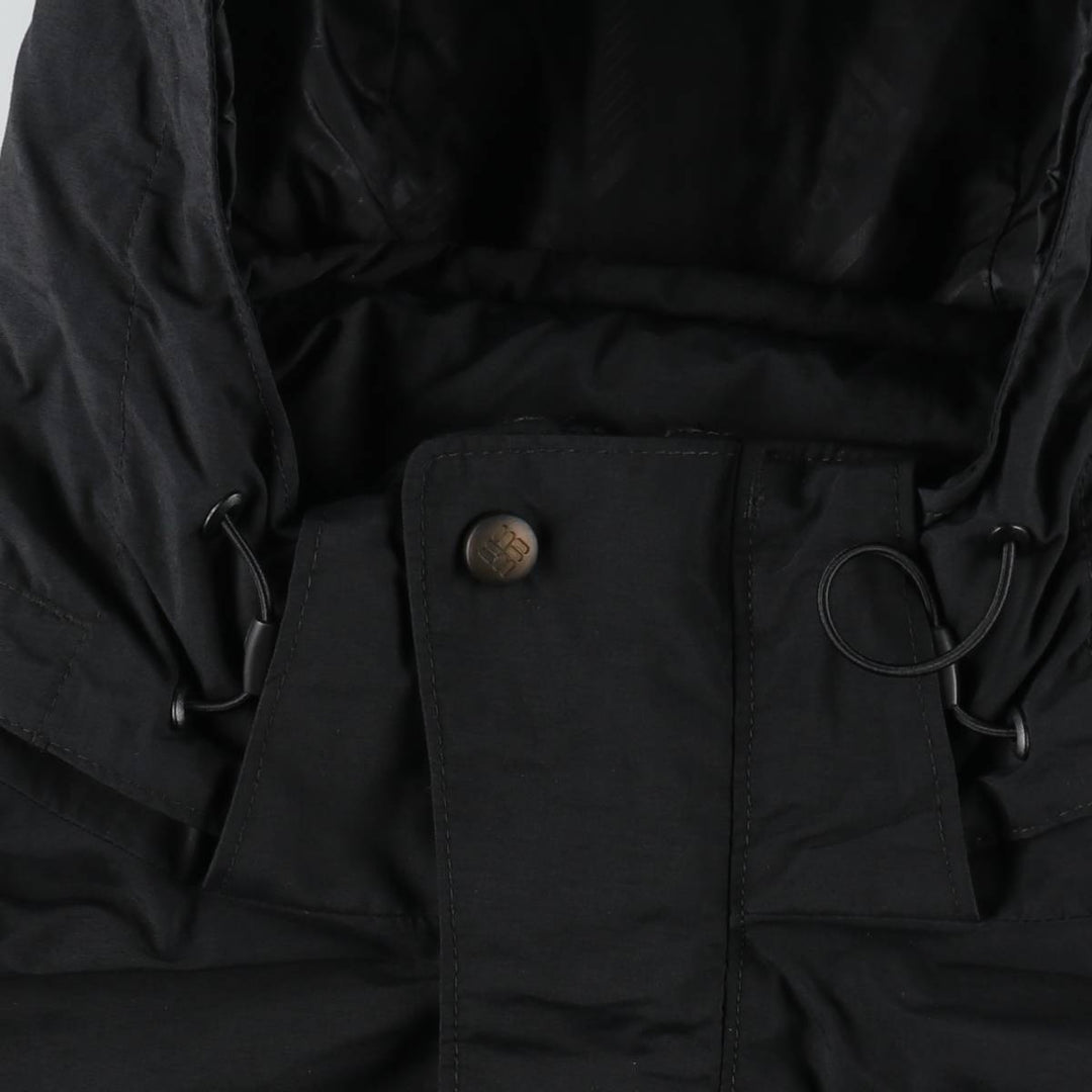 2000'S Columbia OMNI-TECH Mountain Parka Shell Jacket, Men's Size L (approx.) Nylon black type Vintage Second Hand