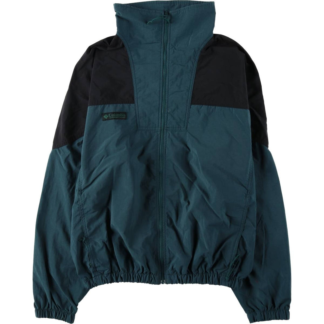 90'S Columbia Mountain Jacket, Shell Jacket, Men's Medium, Vintage, White Tag Nylon dark green Vintage Second Hand