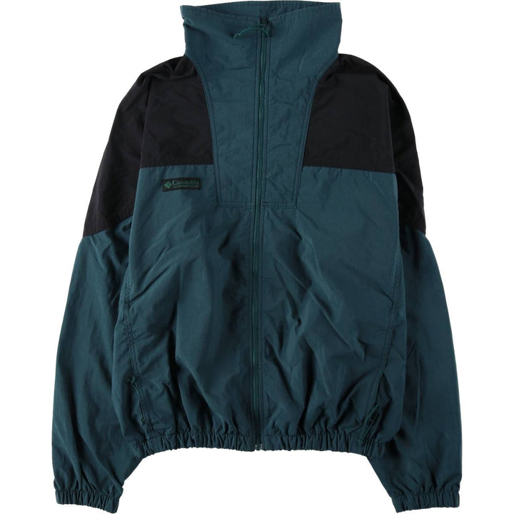 90'S Columbia Mountain Jacket, Shell Jacket, Men's Medium, Vintage, White Tag Nylon dark green Vintage Second Hand