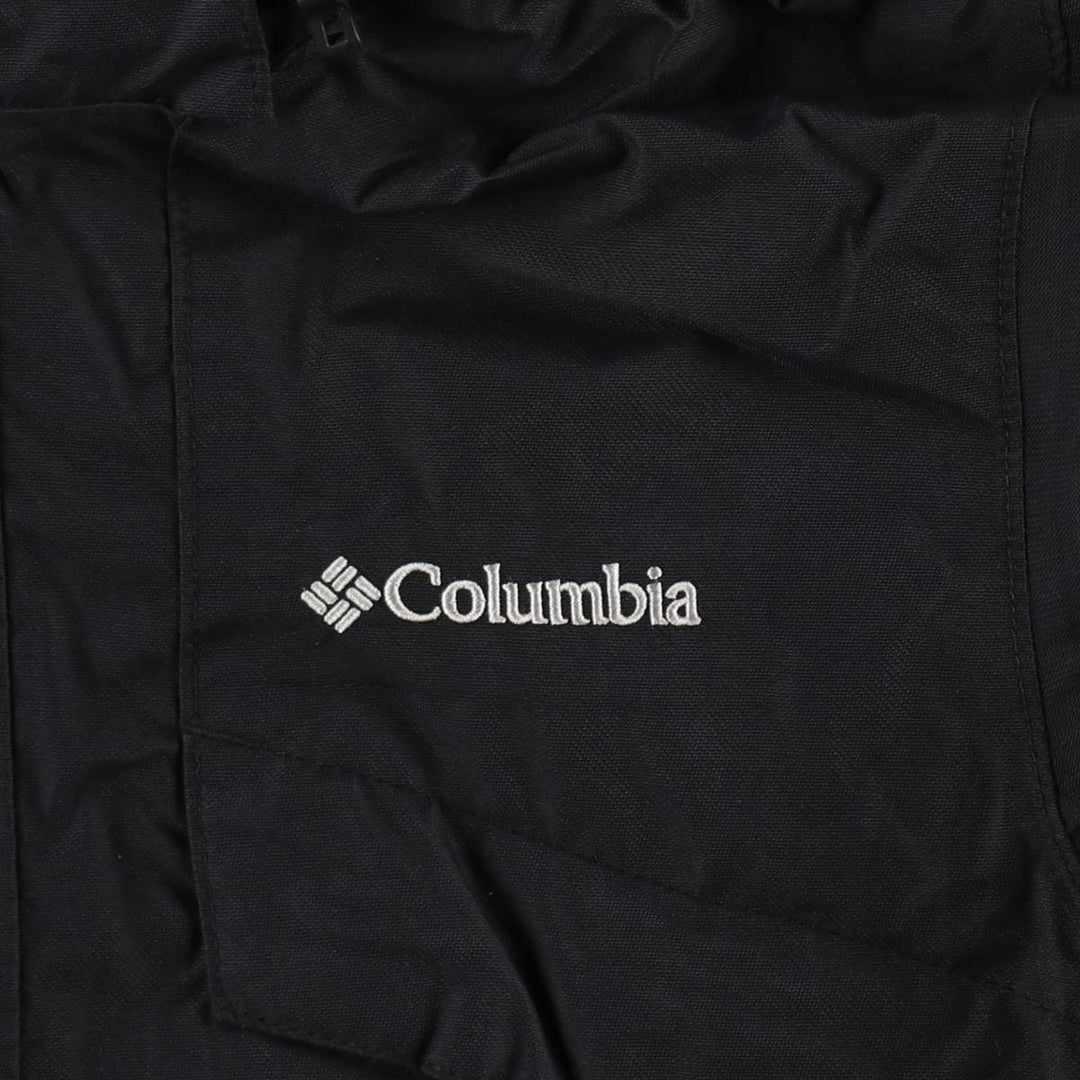 Columbia OMNI-HEAT Mountain Parka Shell Jacket, Men's Size M (approx.) Nylon black type Vintage Second Hand