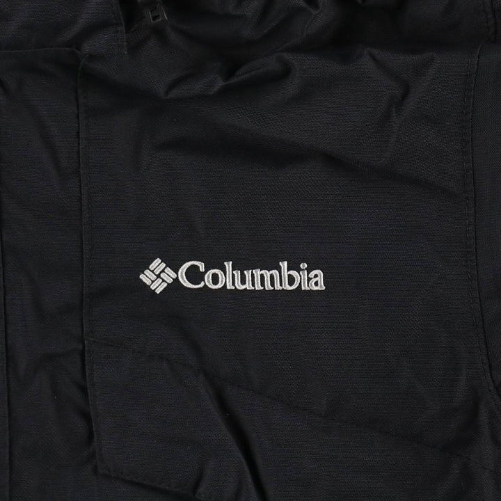 Columbia OMNI-HEAT Mountain Parka Shell Jacket, Men's Size M (approx.) Nylon black type Vintage Second Hand