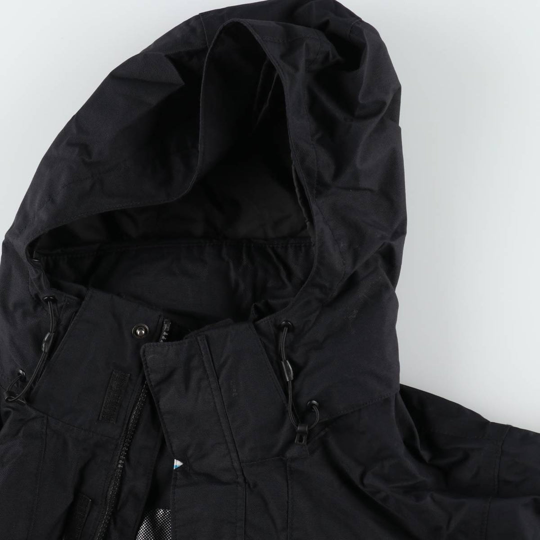 Columbia OMNI-HEAT Mountain Parka Shell Jacket, Men's Size M (approx.) Nylon black type Vintage Second Hand