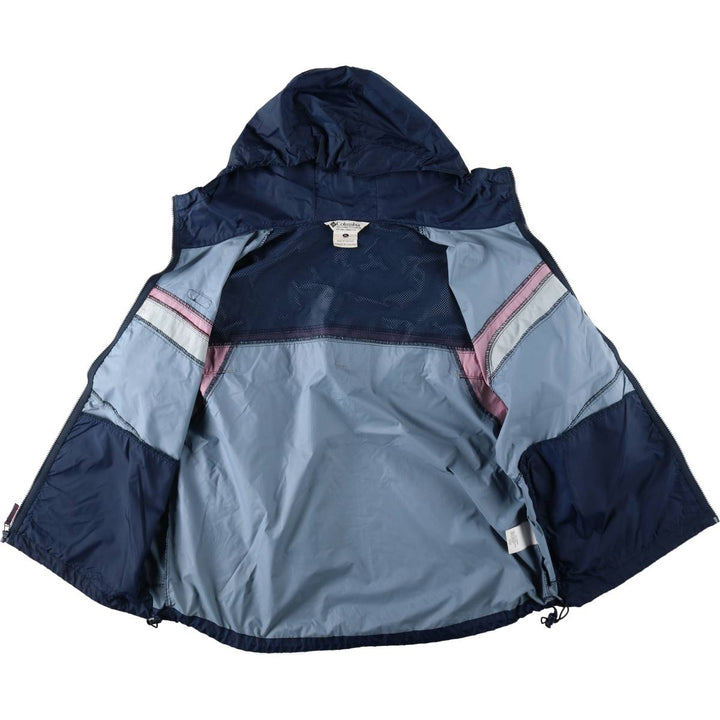 2000'S Columbia Mountain Parka Shell Jacket, Men's XL Nylon navy blue type Vintage Second Hand