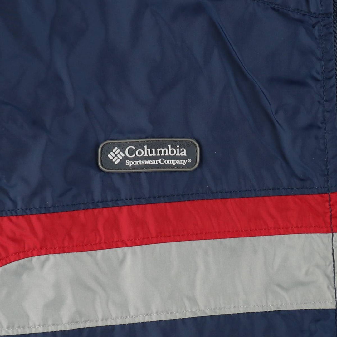 2000'S Columbia Mountain Parka Shell Jacket, Men's XL Nylon navy blue type Vintage Second Hand
