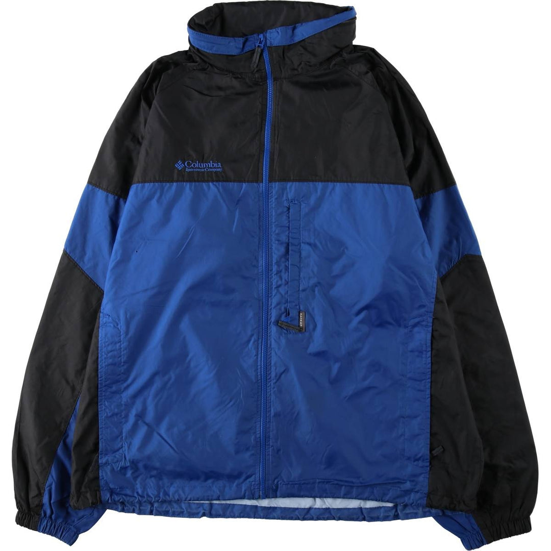 00'S Columbia Mountain Jacket Shell Jacket Men's XL Nylon black type Vintage Second Hand