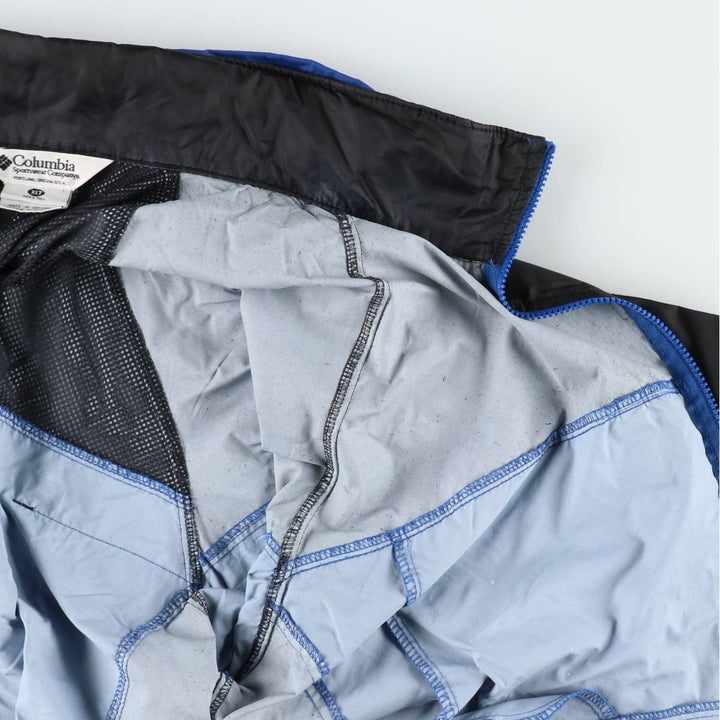 00'S Columbia Mountain Jacket Shell Jacket Men's XL Nylon black type Vintage Second Hand
