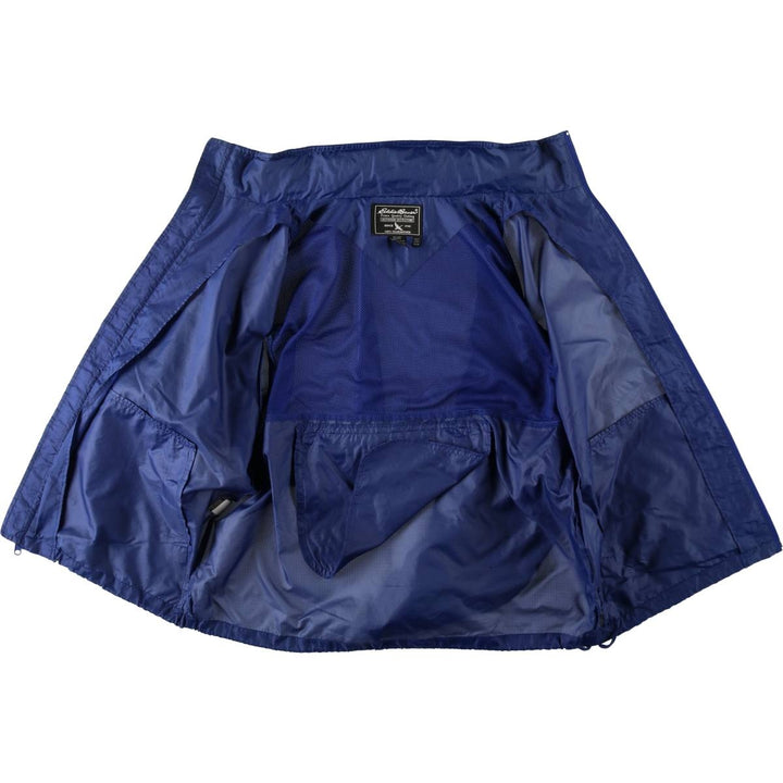 Eddie Bauer SAC JAC PACKABLE Ripstop Nylon Jacket (Men's Size M) Nylon Navy blue Vintage Second Hand