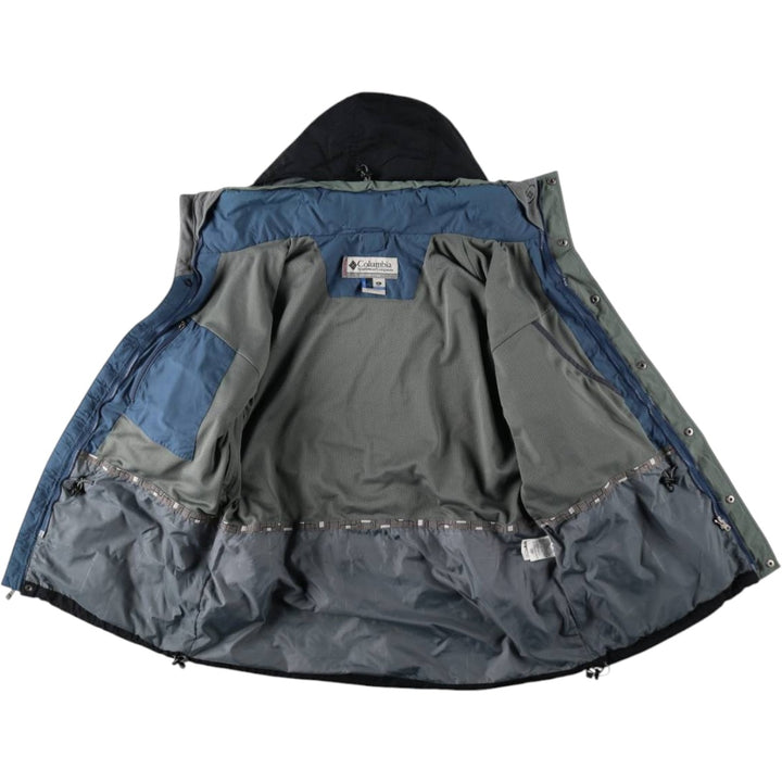 2000'S Columbia VERTEX Mountain Parka Shell Jacket, Men's Size XL (approx.) Nylon navy blue type Vintage Second Hand