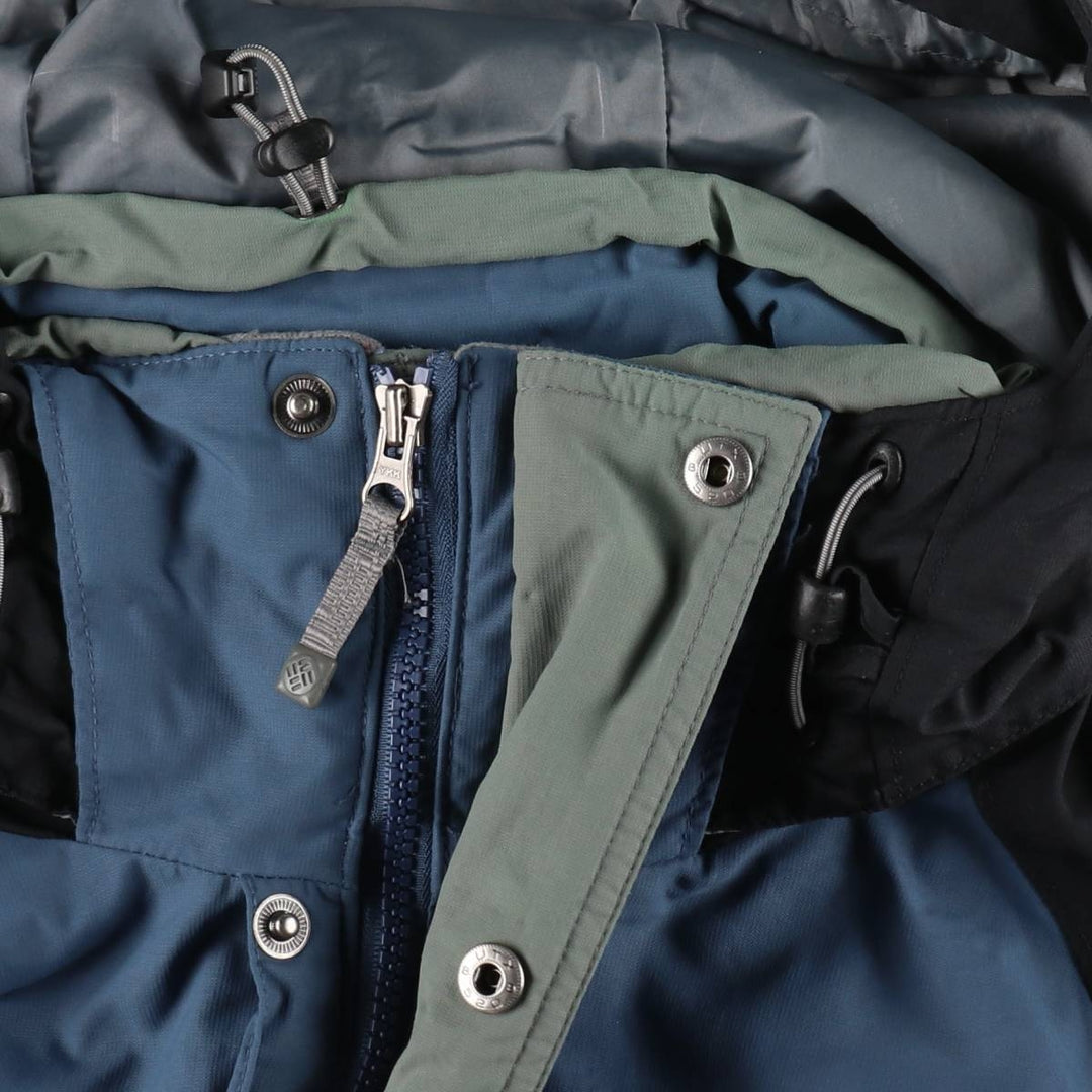 2000'S Columbia VERTEX Mountain Parka Shell Jacket, Men's Size XL (approx.) Nylon navy blue type Vintage Second Hand
