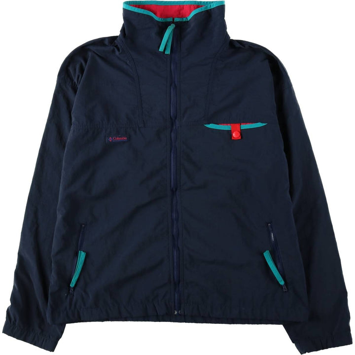 90'S Columbia Mountain Jacket, Shell Jacket, Men's Medium, Vintage, White Tag Nylon navy blue type Vintage Second Hand