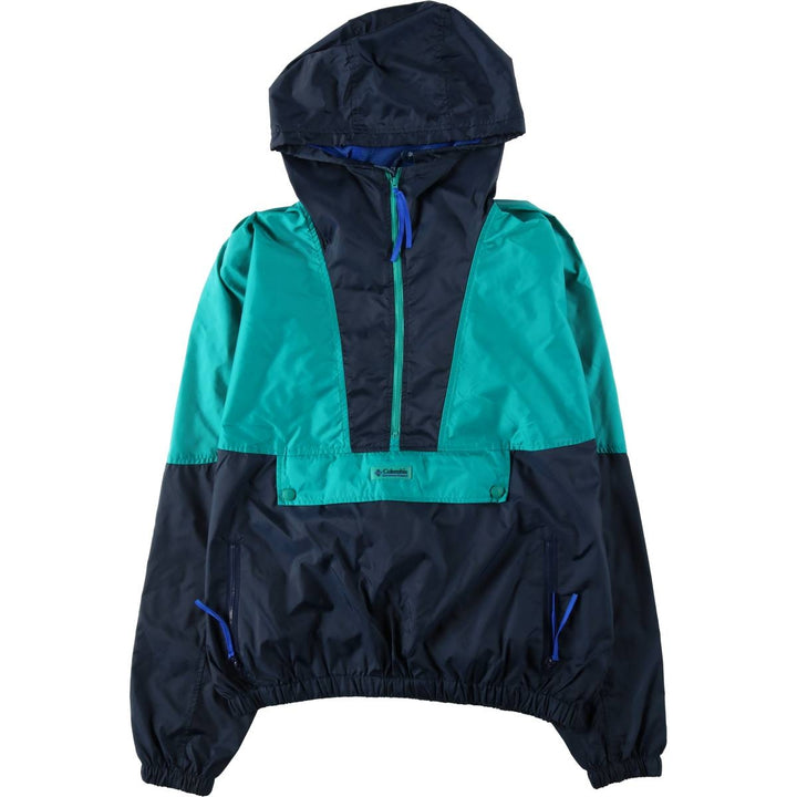 90'S Columbia White Tag Anorak Parka Men's Size L Vintage Nylon green type Vintage Second Hand