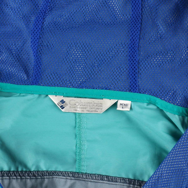 90'S Columbia White Tag Anorak Parka Men's Size L Vintage Nylon green type Vintage Second Hand