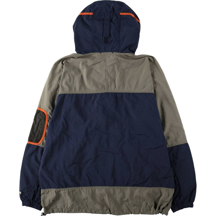 90s-00'S Columbia Anorak Parka, Men's Size L Nylon Beige type Vintage Second Hand