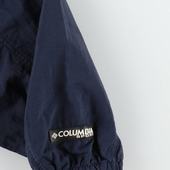 90s-00'S Columbia Anorak Parka, Men's Size L Nylon Beige type Vintage Second Hand