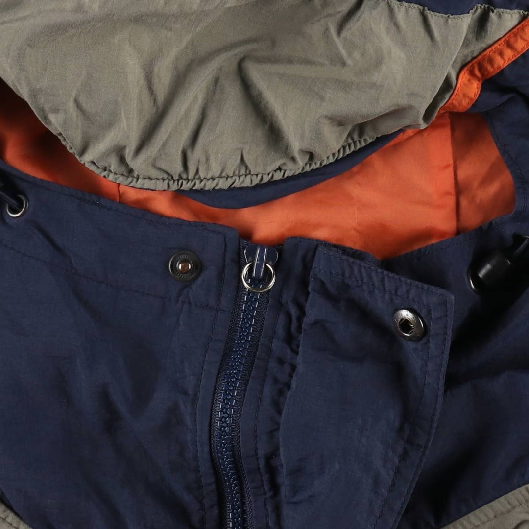 90s-00'S Columbia Anorak Parka, Men's Size L Nylon Beige type Vintage Second Hand