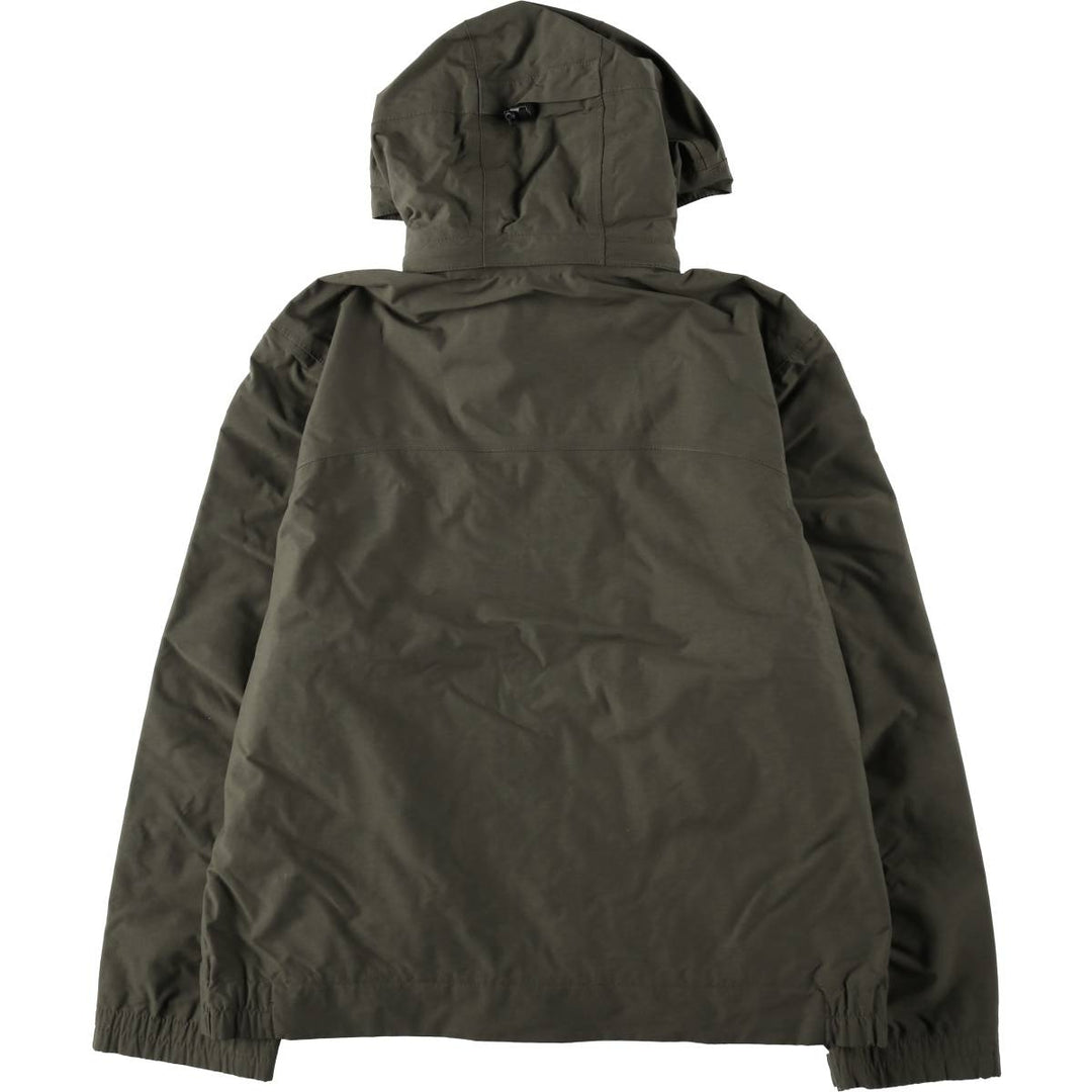 Eddie Bauer WEATHEREDGE Mountain Parka Shell Jacket (Men's Size L) Nylon Khaki type Vintage Second Hand