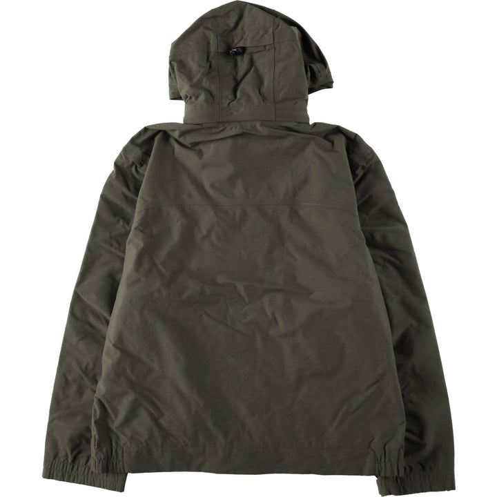 Eddie Bauer WEATHEREDGE Mountain Parka Shell Jacket (Men's Size L) Nylon Khaki type Vintage Second Hand