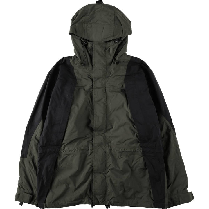 90s-00'S Cabelas DRY-PLUS Mountain Parka Shell Jacket, Men's Size L (approx.) Nylon Khaki type Vintage Second Hand