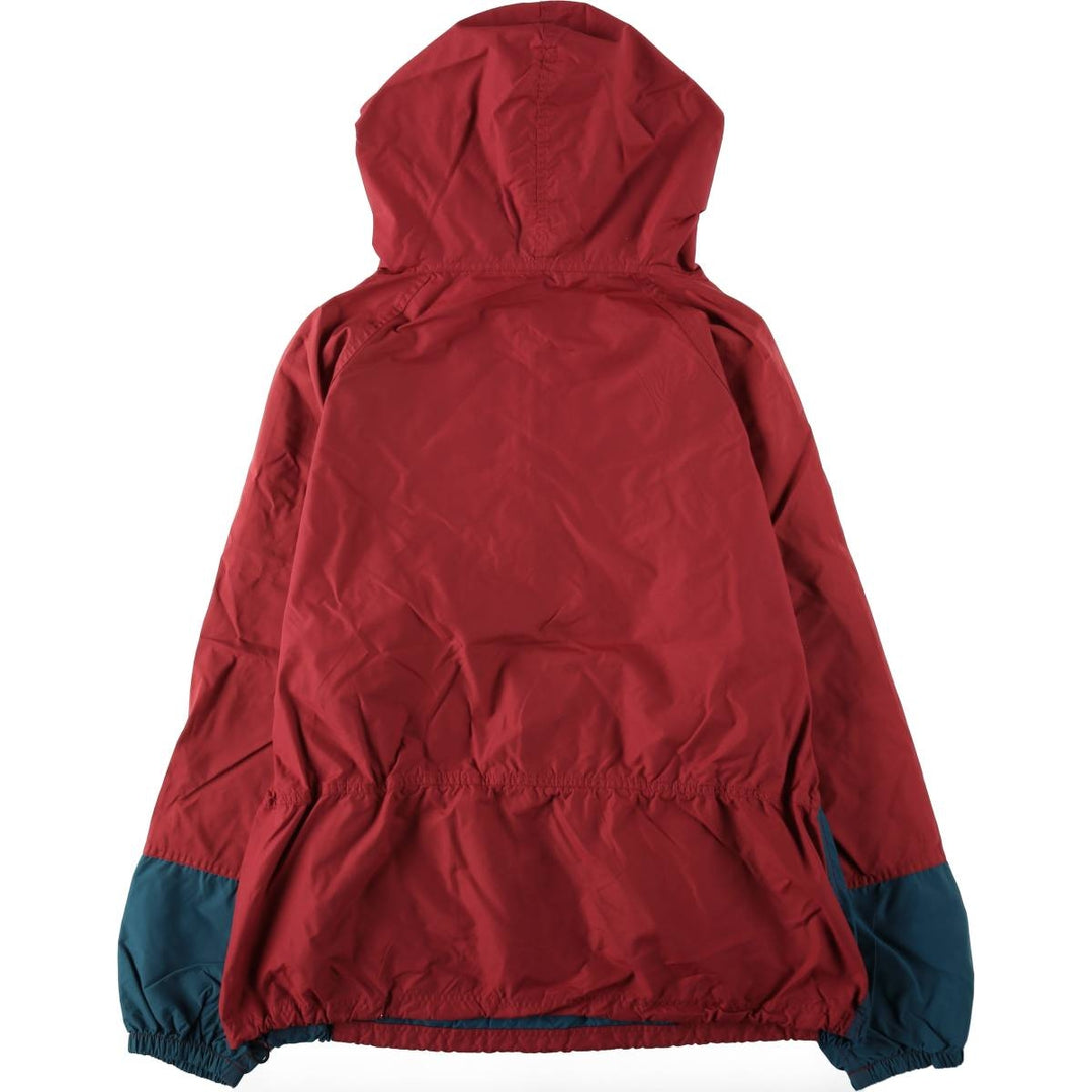 ~90'S LLBean Anorak Parka, Men's XL equivalent, Vintage unclear red type Vintage Second Hand