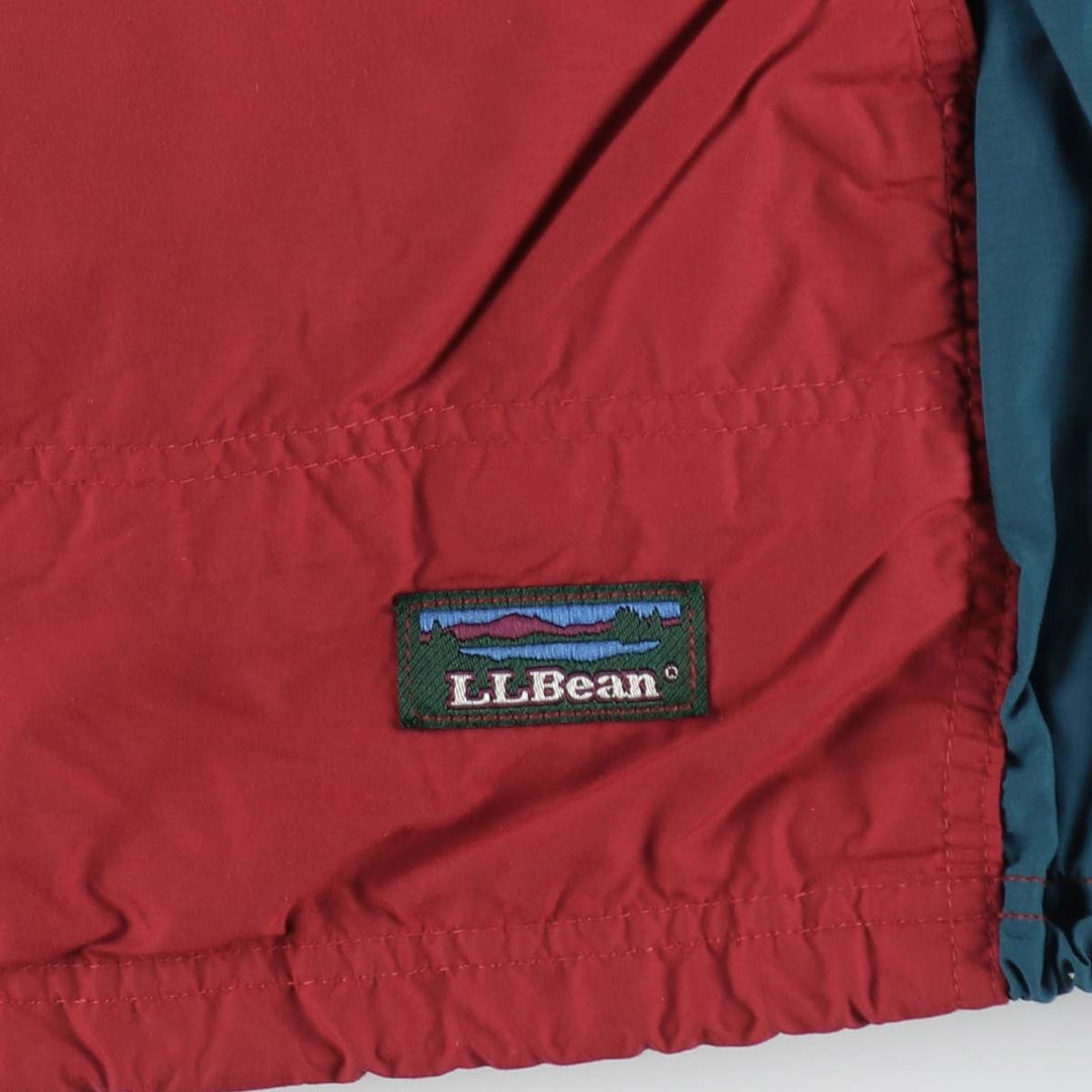 ~90'S LLBean Anorak Parka, Men's XL equivalent, Vintage unclear red type Vintage Second Hand