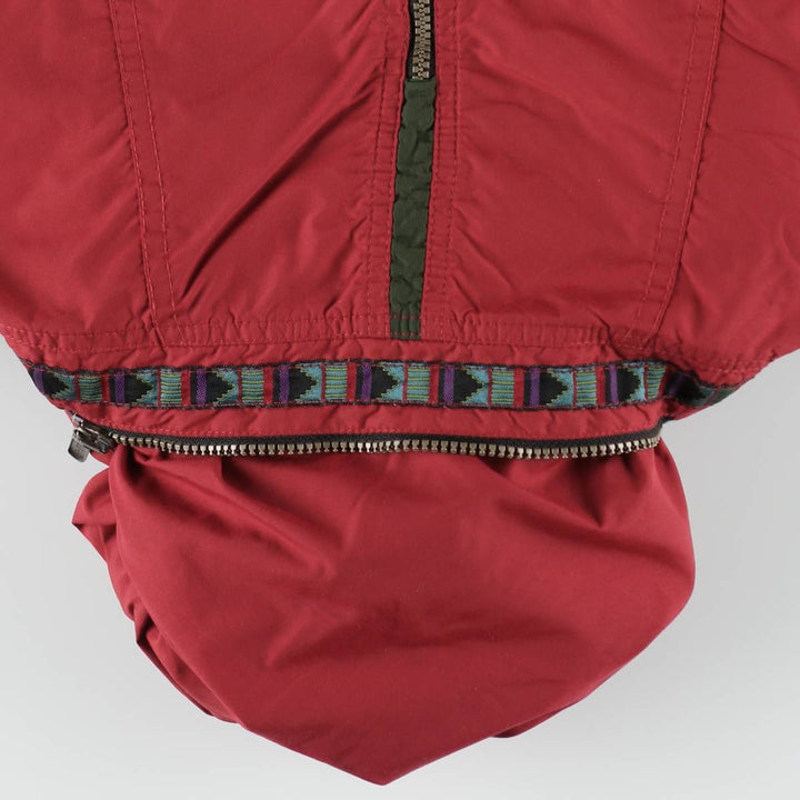 ~90'S LLBean Anorak Parka, Men's XL equivalent, Vintage unclear red type Vintage Second Hand
