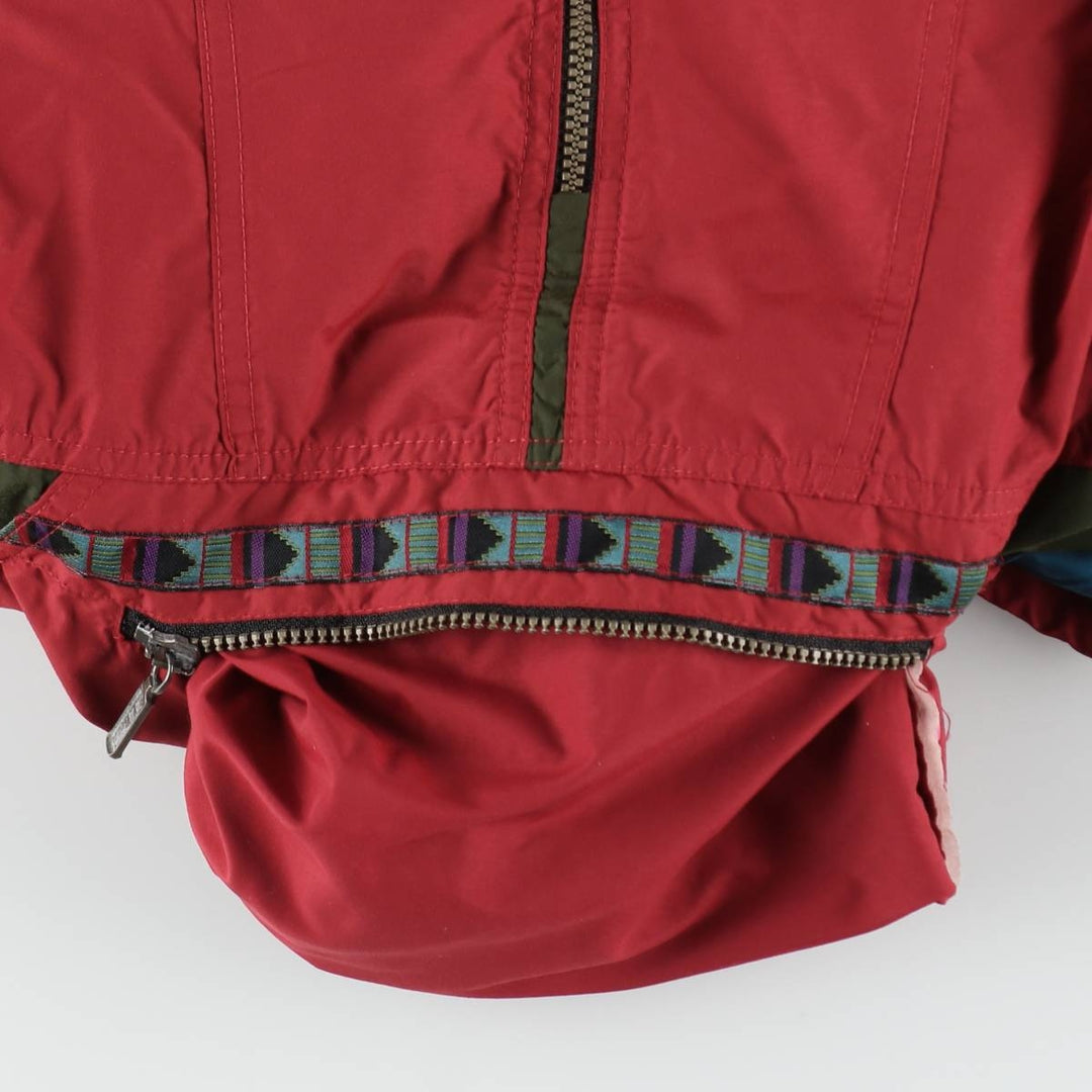 ~90'S LLBean Anorak Parka, Men's Size L (approx.), Vintage unclear red type Vintage Second Hand