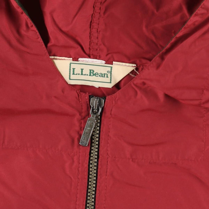 ~90'S LLBean Anorak Parka, Men's Size L (approx.), Vintage unclear red type Vintage Second Hand