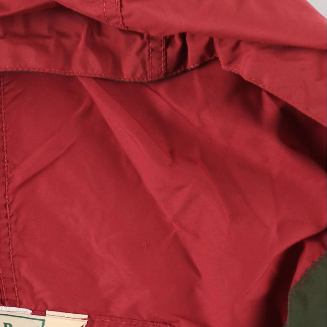 ~90'S LLBean Anorak Parka, Men's Size L (approx.), Vintage unclear red type Vintage Second Hand
