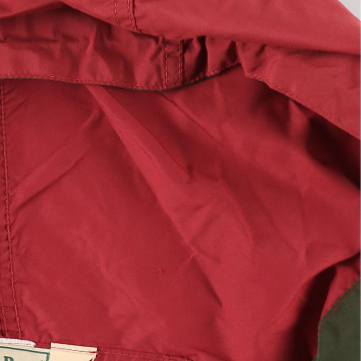 ~90'S LLBean Anorak Parka, Men's Size L (approx.), Vintage unclear red type Vintage Second Hand