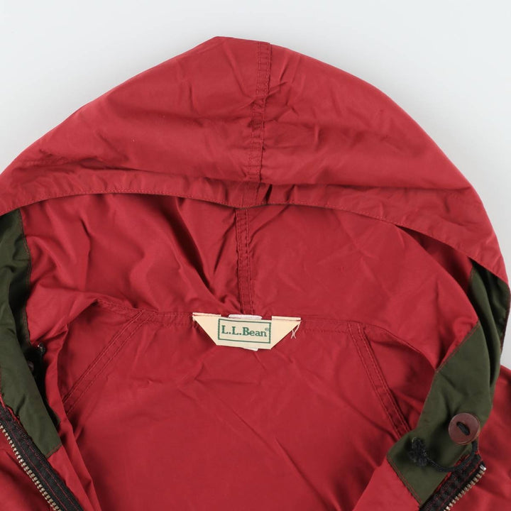 ~90'S LLBean Anorak Parka, Men's Size L (approx.), Vintage unclear red type Vintage Second Hand