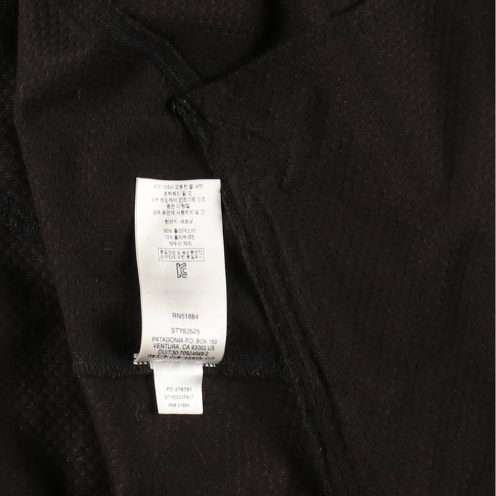 Patagonia Az Jacket 83525FA17 Softshell Jacket Men's XL polyester black type Vintage Second Hand