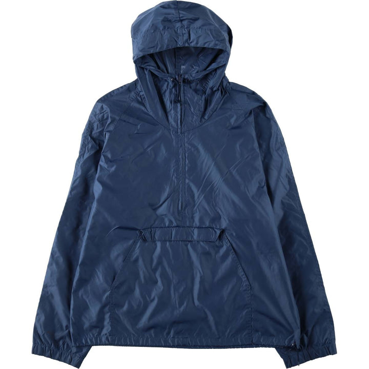 1980'S Woolrich Anorak Parka, Men's Size M (approx.), Vintage Nylon navy blue type Vintage Second Hand