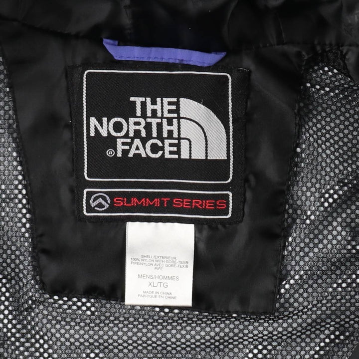 The North Face Summit Series Mountain Parka Shell Jacket, Men's Size XL (approx.) Nylon Purple type blue-purple Vintage Second Hand