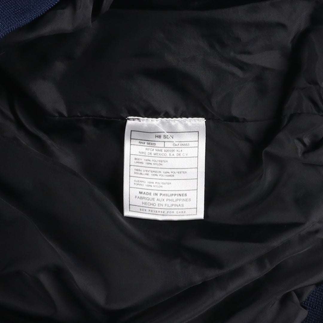 90'S Nike Golf V-neck Warm-up Pullover, Men's Size L (approx.), Vintage polyester navy blue type Vintage Second Hand