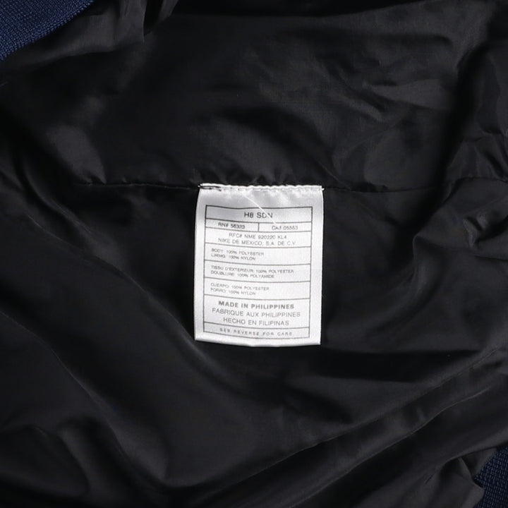 90'S Nike Golf V-neck Warm-up Pullover, Men's Size L (approx.), Vintage polyester navy blue type Vintage Second Hand