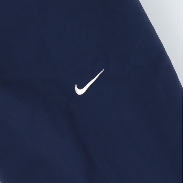 Nike Golf V-neck warm-up pullover, men's size M polyester navy blue type Vintage Second Hand