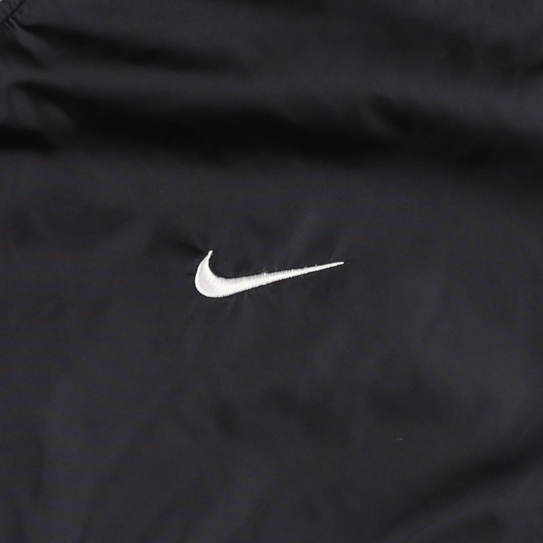 90s-00'S Nike Tiger Woods V-neck warm-up pullover, men's size XL equivalent. polyester black type Vintage Second Hand