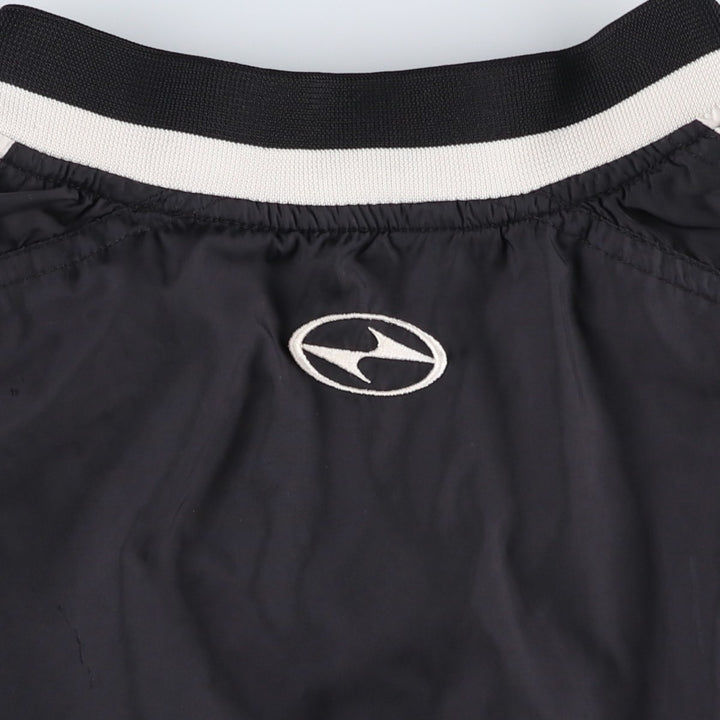 90s-00'S Nike Tiger Woods V-neck warm-up pullover, men's size XL equivalent. polyester black type Vintage Second Hand