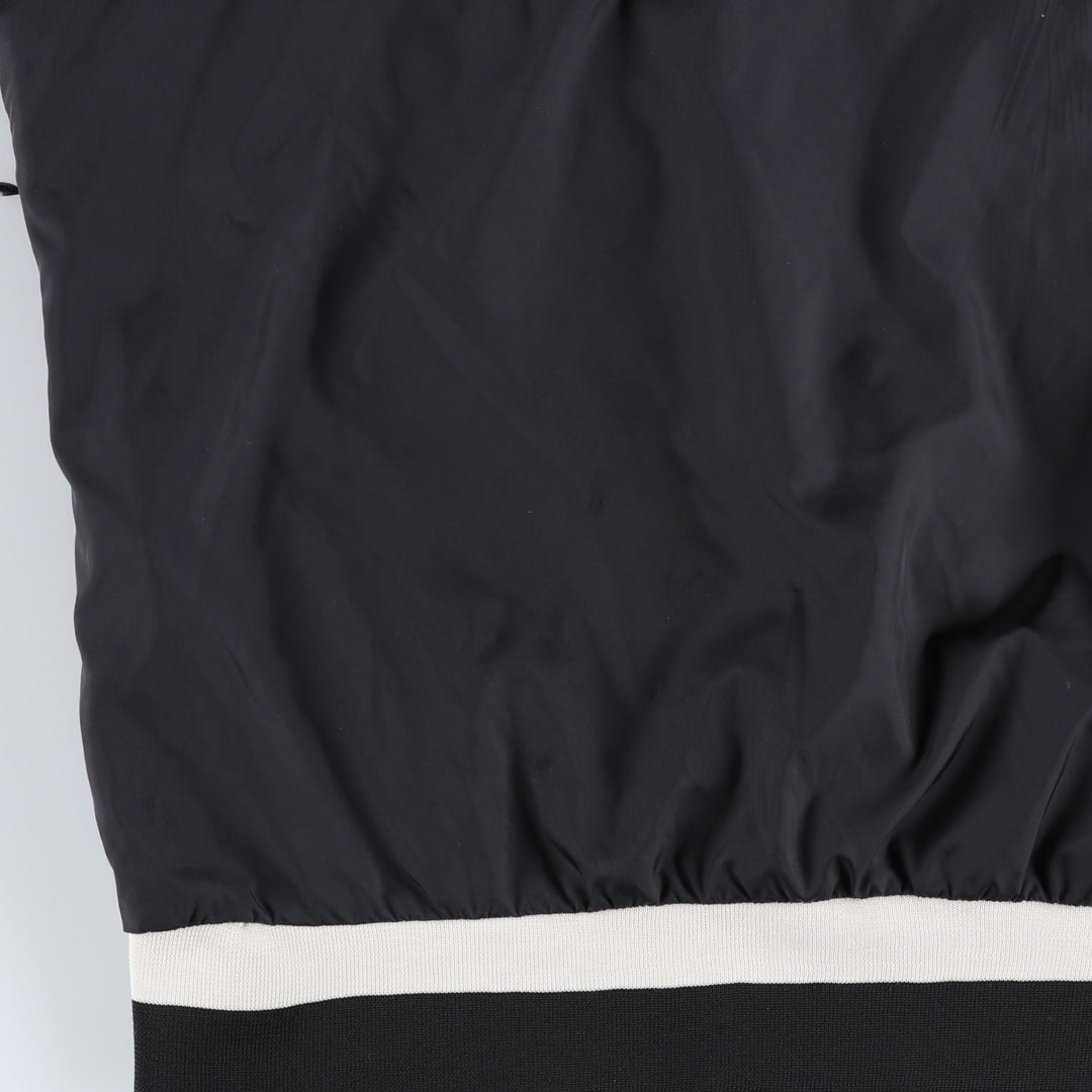 90s-00'S Nike Tiger Woods V-neck warm-up pullover, men's size XL equivalent. polyester black type Vintage Second Hand