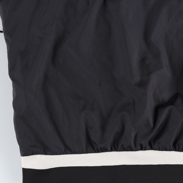 90s-00'S Nike Tiger Woods V-neck warm-up pullover, men's size XL equivalent. polyester black type Vintage Second Hand