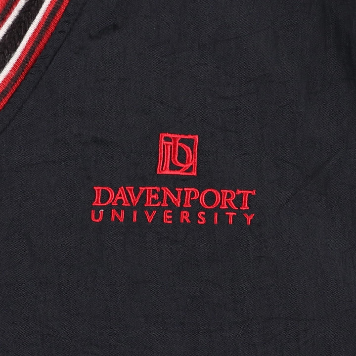 90'S Champion Nylon College Nylon Pullover, Men's Size XL (approx.) Nylon black type Vintage Second Hand