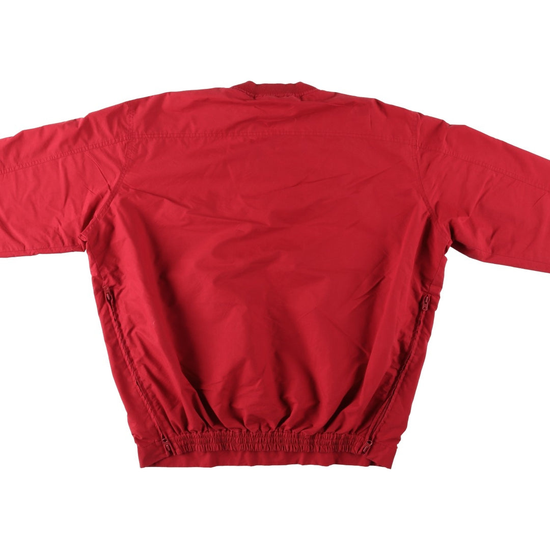Ralph Lauren POLO GOLF warm-up pullover, men's size L cotton red type Vintage Second Hand